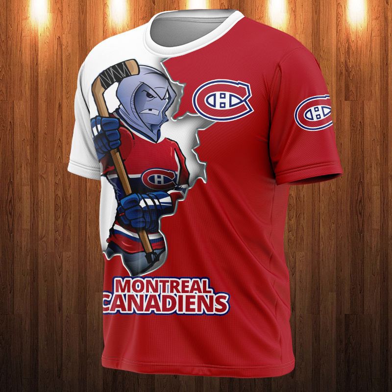 Montreal Canadiens All Over Print 3D Shirt Cartoon Design Gift Shirt