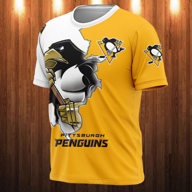 Pittsburgh Penguins All Over Print 3D Shirt Cartoon Design Gift Shirt