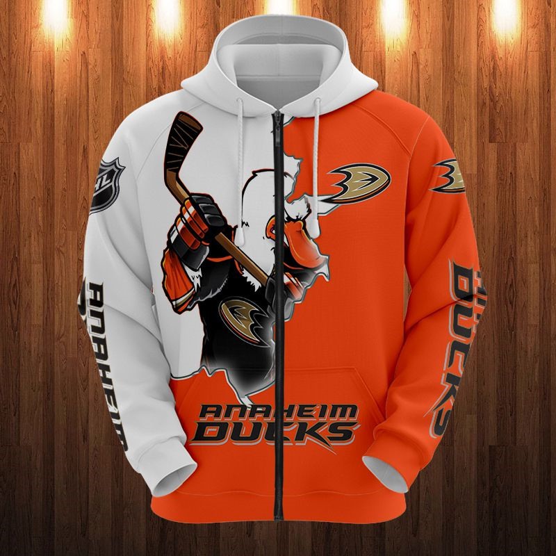 Anaheim Ducks Hoodie Zipper