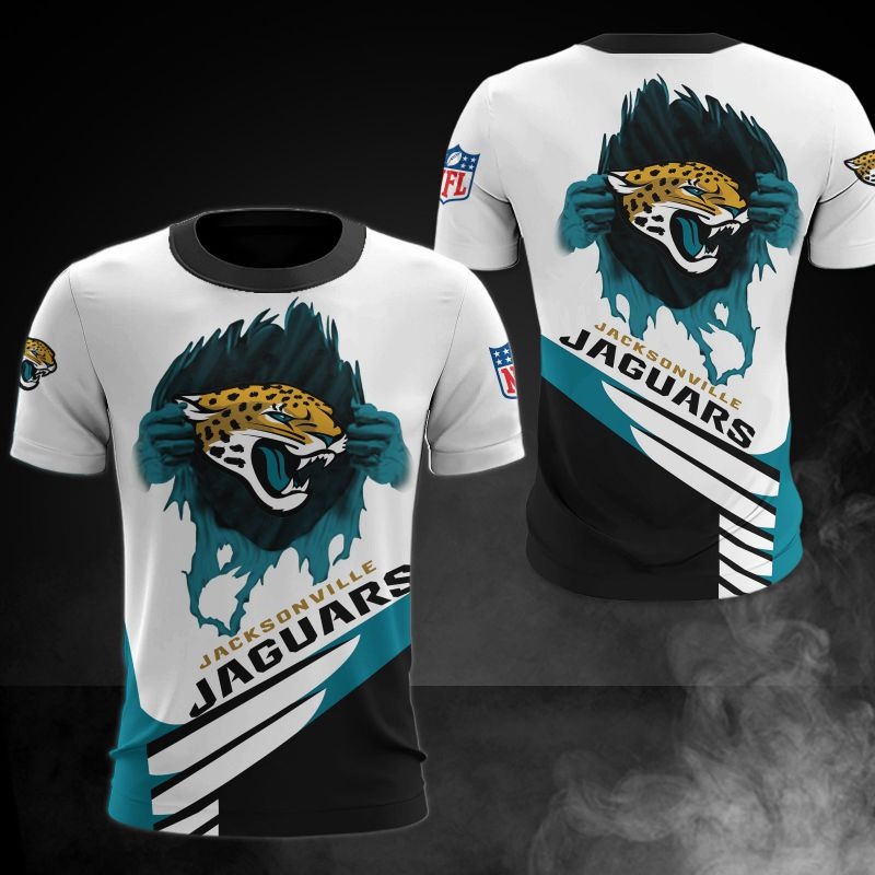 Jacksonville Jaguars T-shirt cool graphic gift for men
