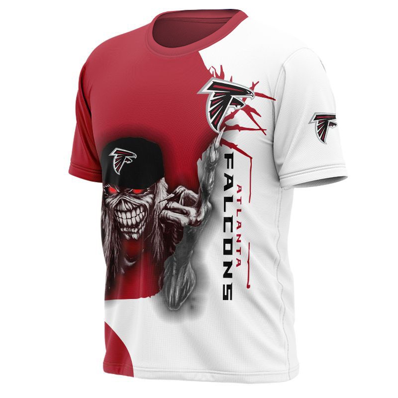Atlanta Falcons T-shirt Iron Maiden gift for Halloween