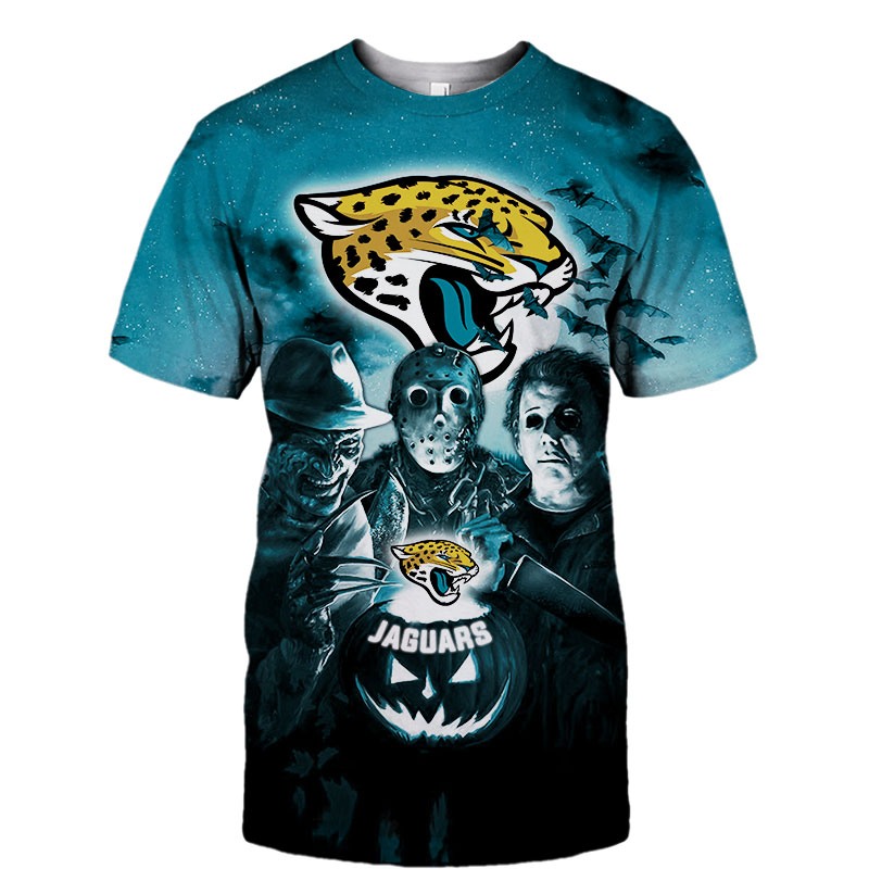 Jacksonville JaguarsAll Over Print 3D Shirt Halloween Horror Night Desgin Gift Shirt