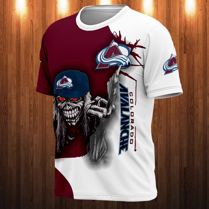 Colorado Avalanche T-shirt 3D Ultra Death gift for Halloween