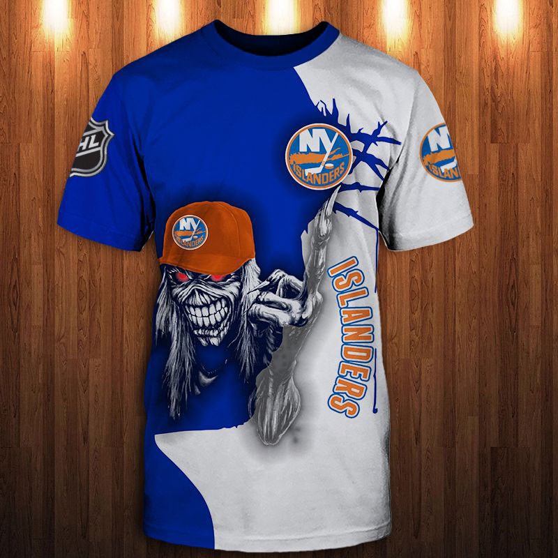 New York Islanders T-shirt 3D Ultra Death gift for Halloween