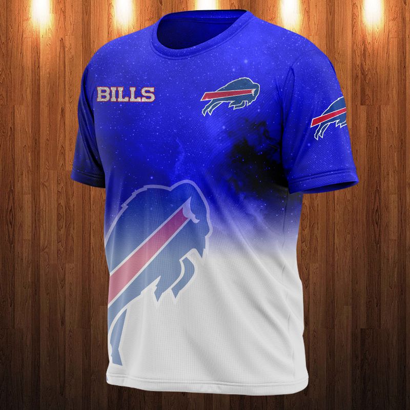 Buffalo Bills Galaxy Night Design All Over Print 3D Shirt Gift For Fan
