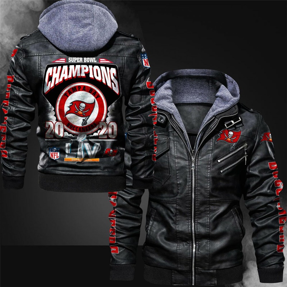 Tampa Bay Buccaneers Leather jacket Super Champion Gift for fans -Jack sport shop