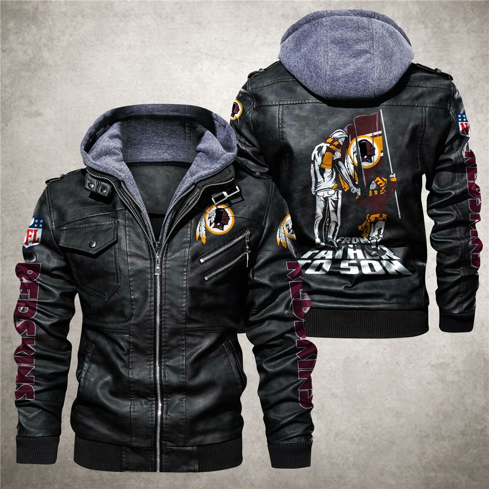 Washington Football Team Leather Jacket “From father to son” -Jack ...