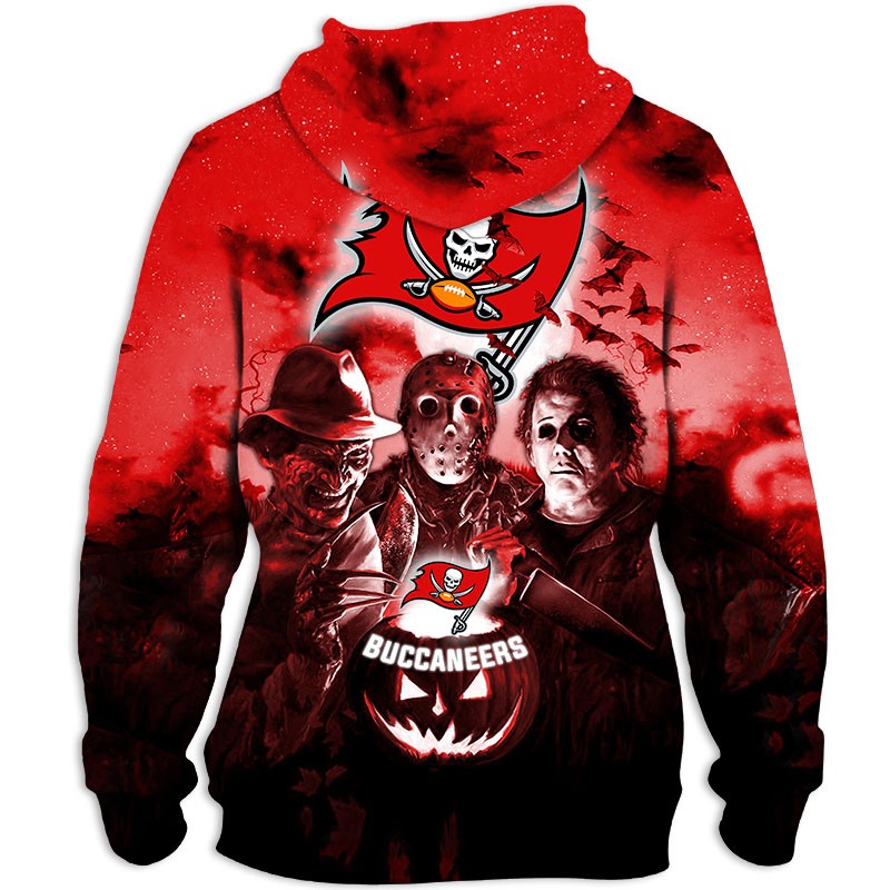 Tampa Bay Buccaneers Hoodie 3D Halloween Horror night gift for fans ...