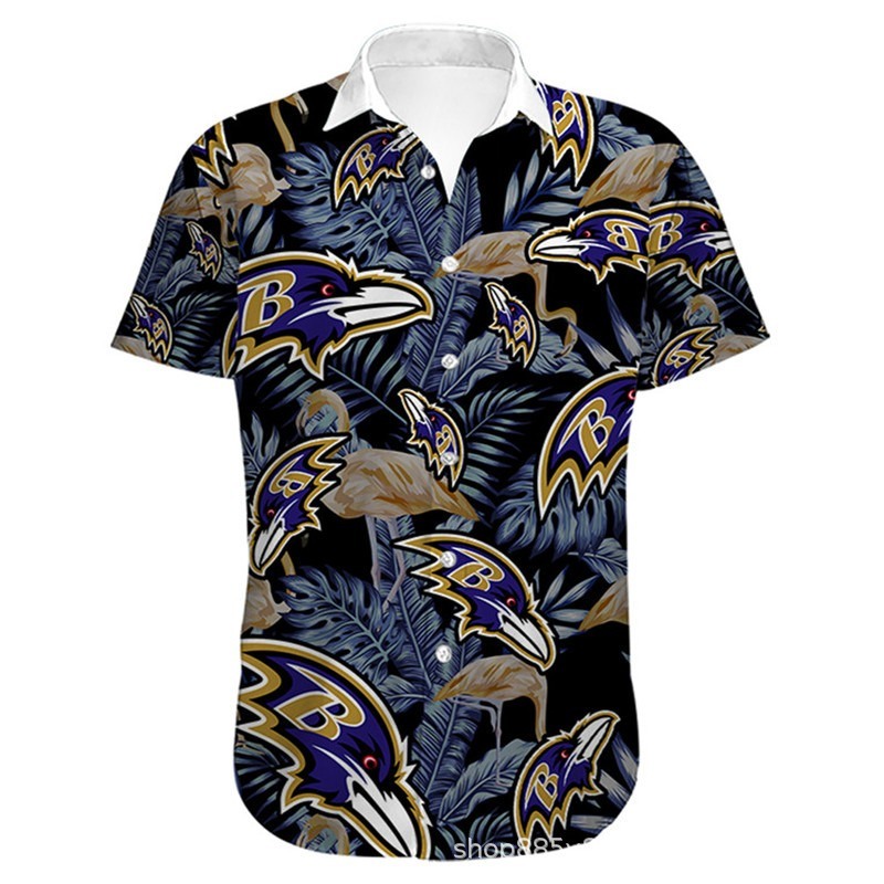 Baltimore Ravens Hawaiian Shirt flower summer 2022 gift for fans -Jack ...
