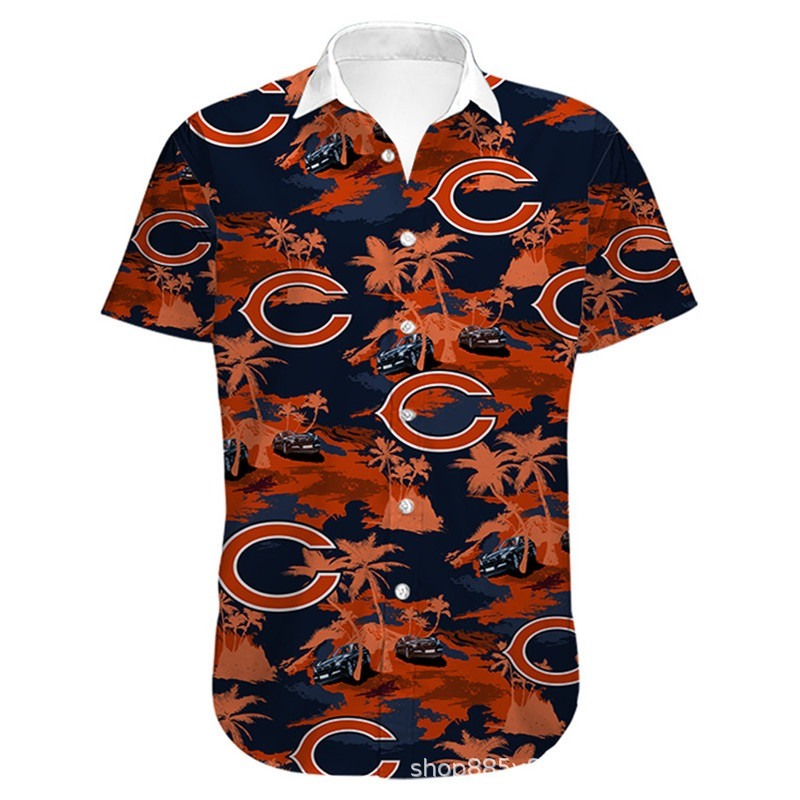 Chicago Bears Hawaiian Shirt flower summer 2022 gift for fans -Jack ...