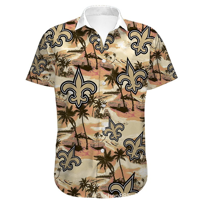New Orleans Saints Hawaiian Shirt flower summer 2022 gift for fans ...