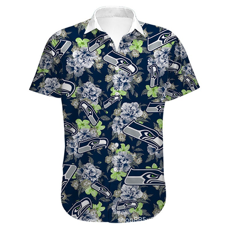 Seattle Seahawks Hawaiian Shirt flower summer 2022 gift for fans -Jack ...