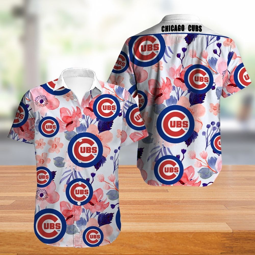 Chicago Cubs Hawaiian Shirt flower summer style #1 gift for fans -Jack ...