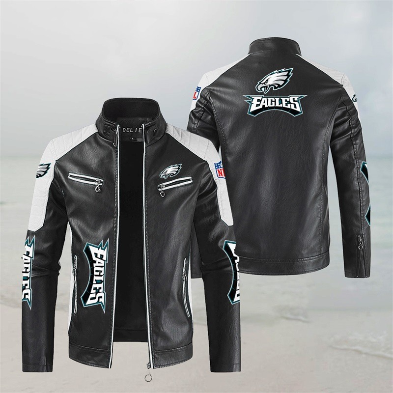 Philadelphia Eagles Leather Jacket sport gift for fans -Jack sport shop