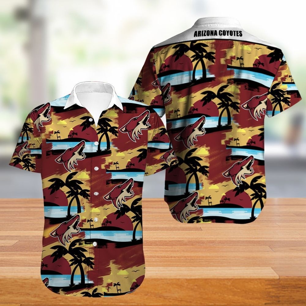 Arizona Coyotes Hawaiian Shirt
