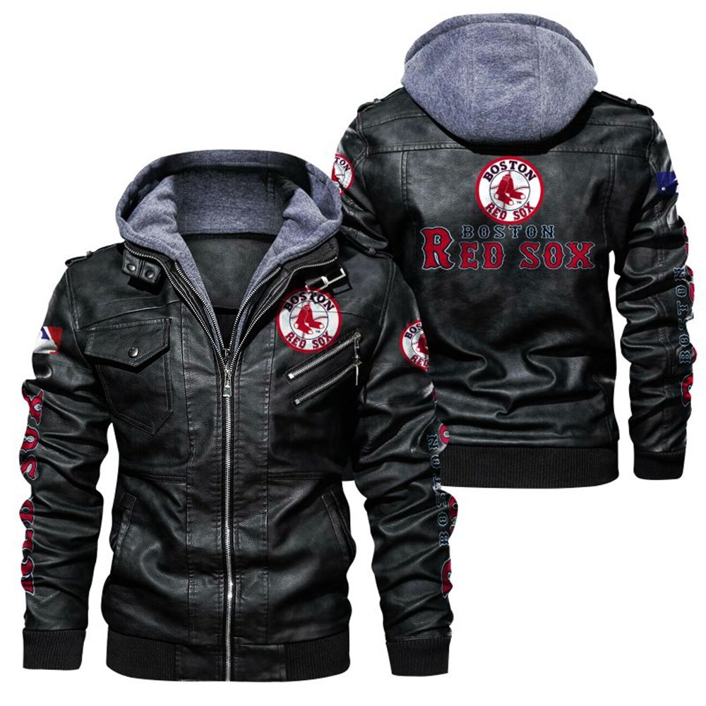 Boston Red Sox Leather Jacket gift for fans -Jack sport shop