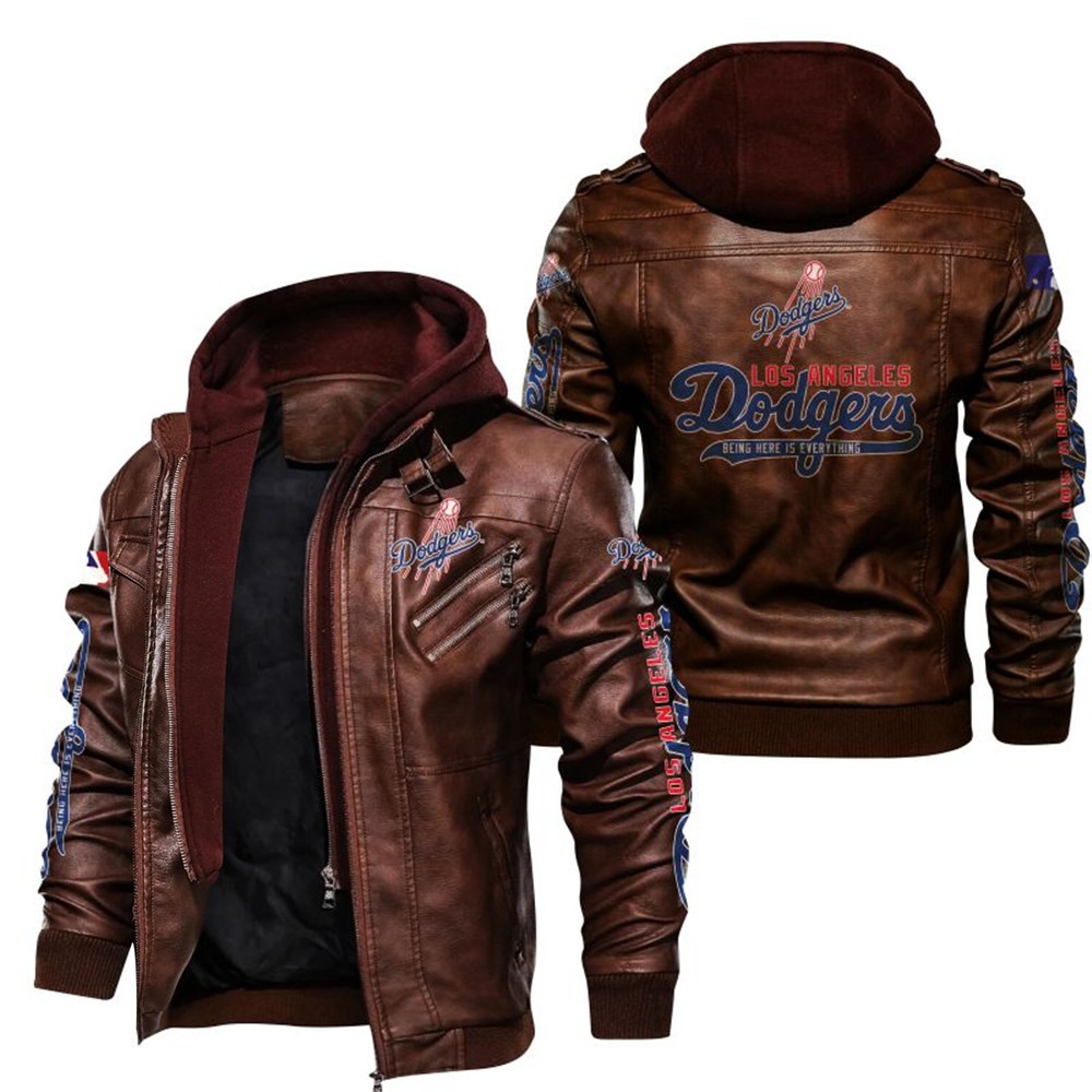 Los Angeles Dodgers Leather Jacket gift for fans -Jack sport shop