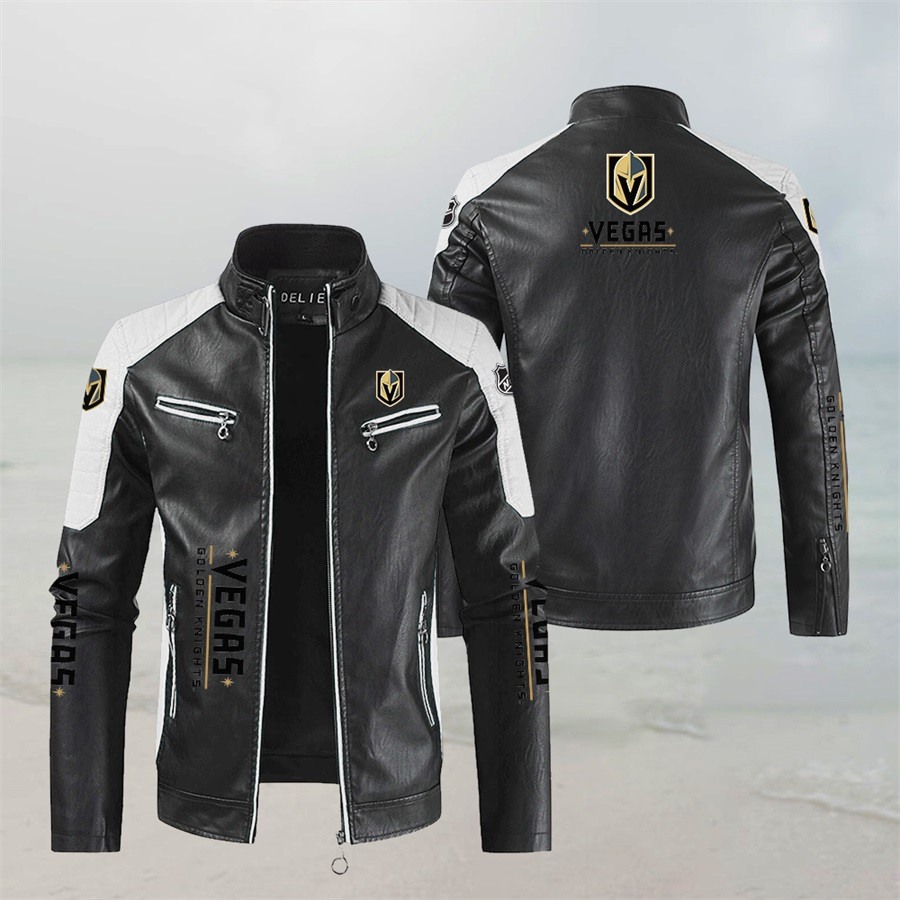 Vegas Golden Knights Leather Jacket