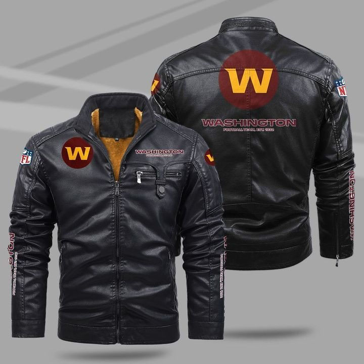 Washington Football Team Leather Jacket