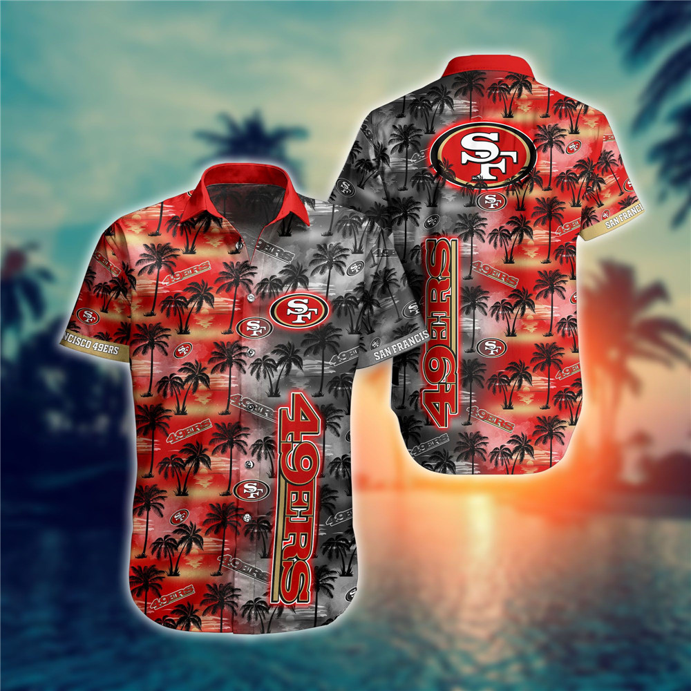 San Francisco 49ers Hawaiian shirts flower gift for summer 2022 -Jack ...
