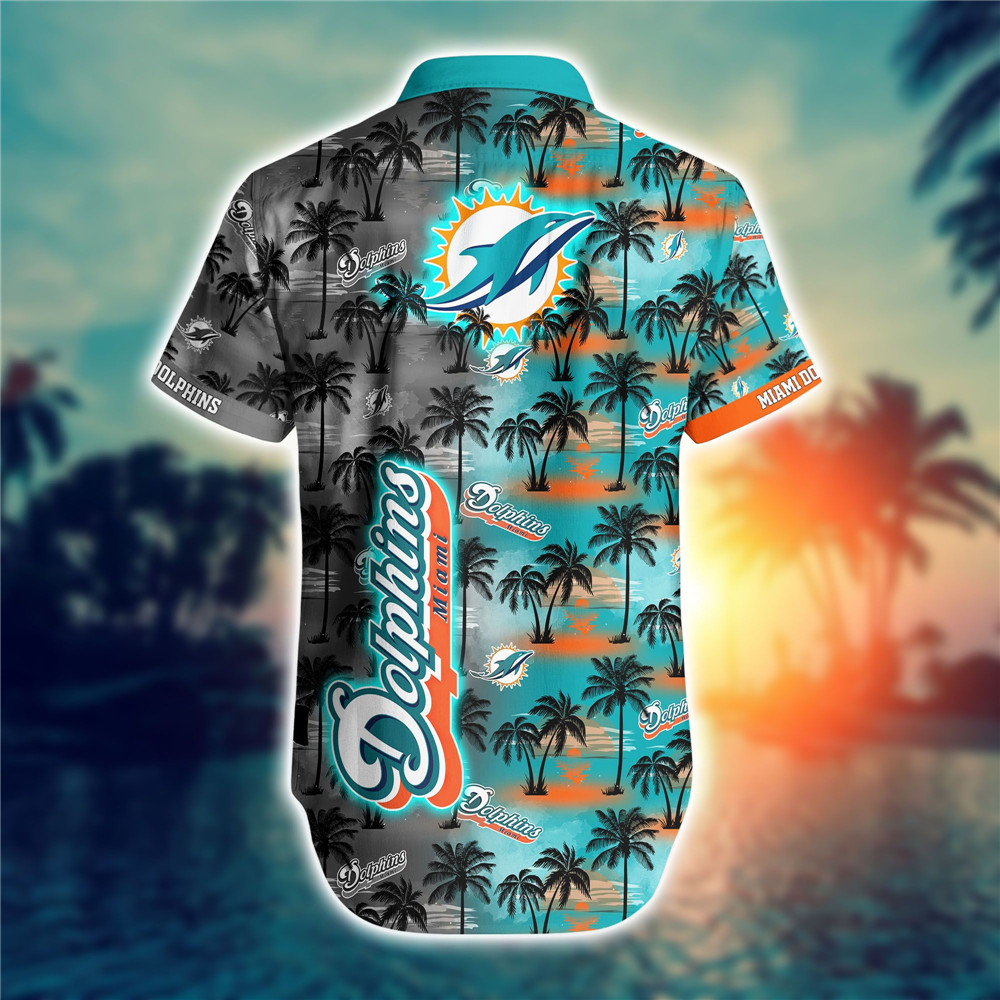 Miami Dolphins Hawaiian Shirts flower gift for summer 2022 -Jack sport shop