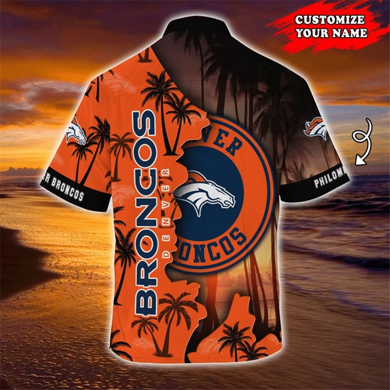 Denver Broncos Hawaiian Shirt tropical island personalized -Jack sport shop