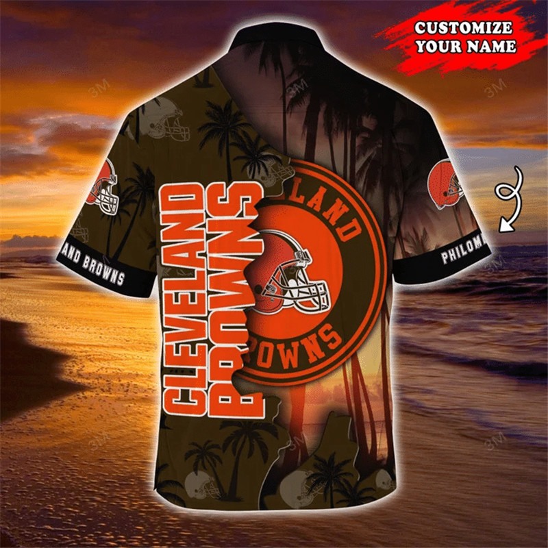 Cleveland Browns Hawaiian Shirt tropical island personalized -Jack ...