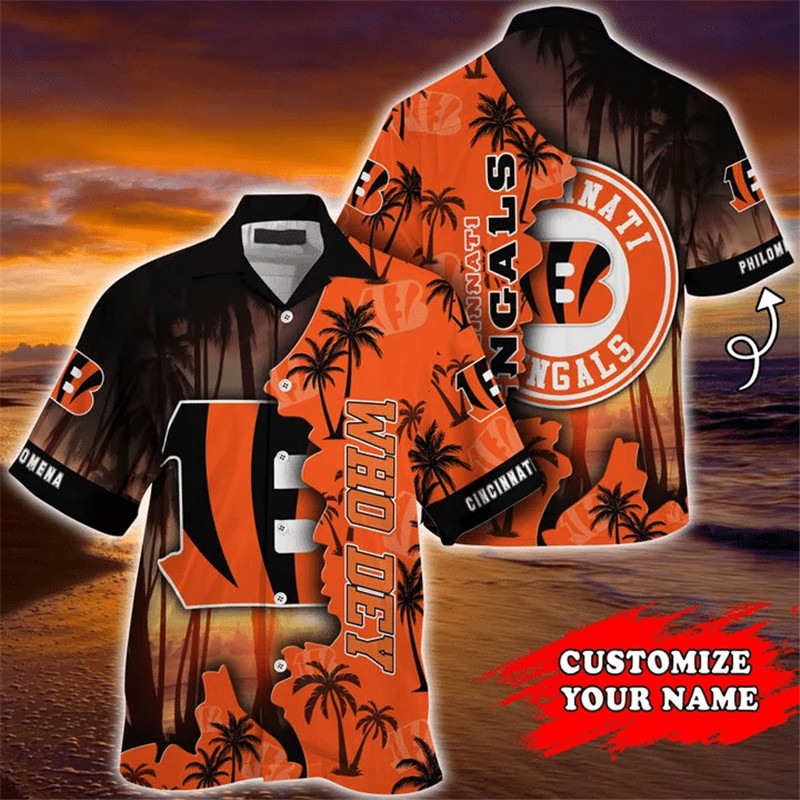 Cincinnati Bengals Hawaiian Shirt tropical island personalized -Jack ...