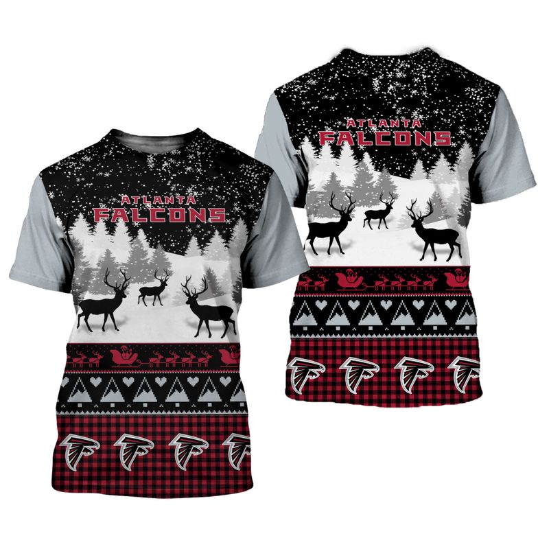 Atlanta Falcons 3D Shirt - All Over Print Gift For Christmas, For Fans