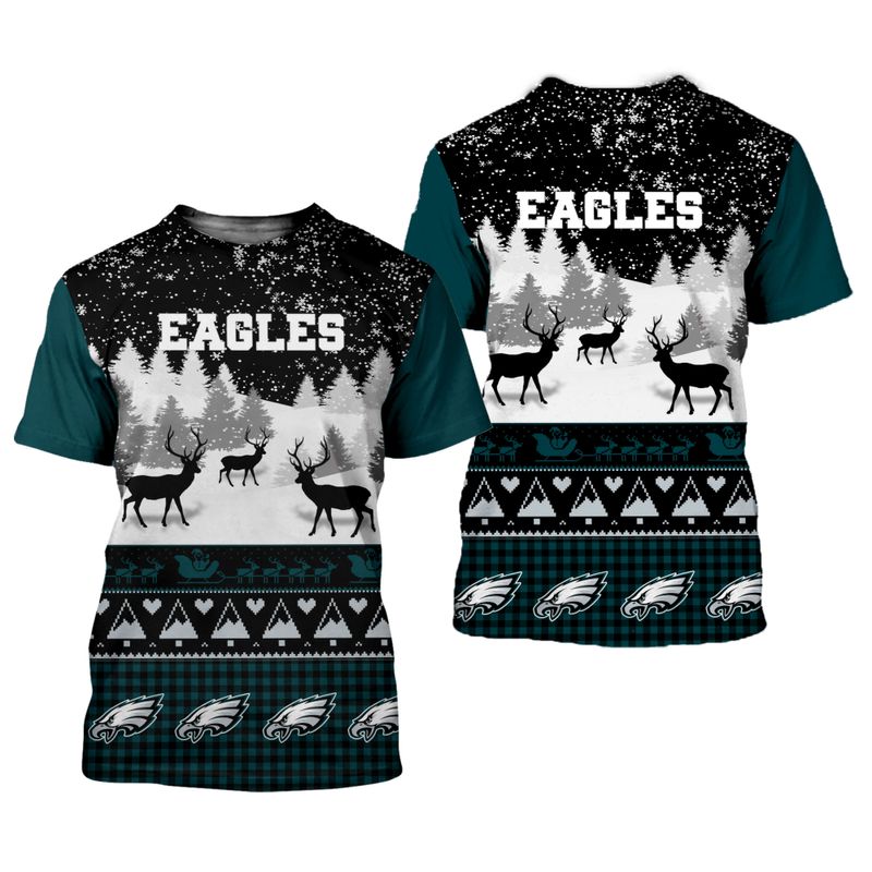 Philadelphia Eagles 3D Shirt - All Over Print Gift For Christmas, For Fans