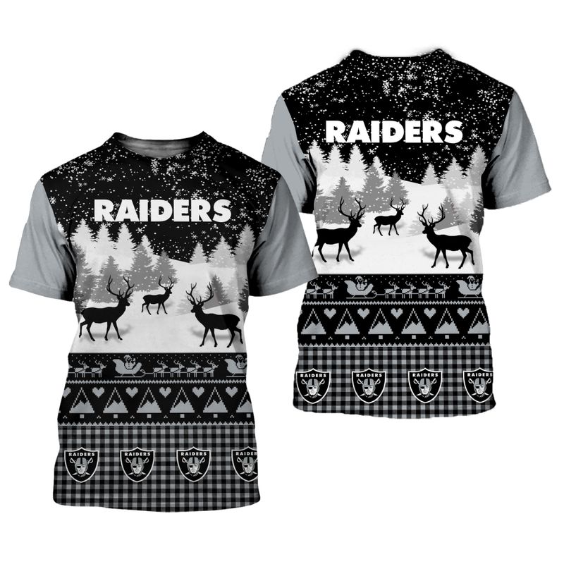 Las Vegas Raiders 3D Shirt - All Over Print Gift For Christmas, For Fans