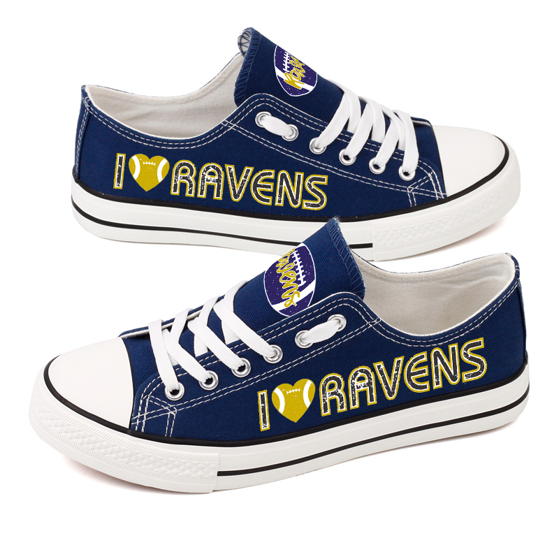 Baltimore Ravens canvas shoes