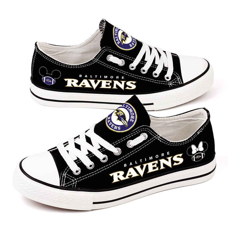 Baltimore Ravens canvas shoes