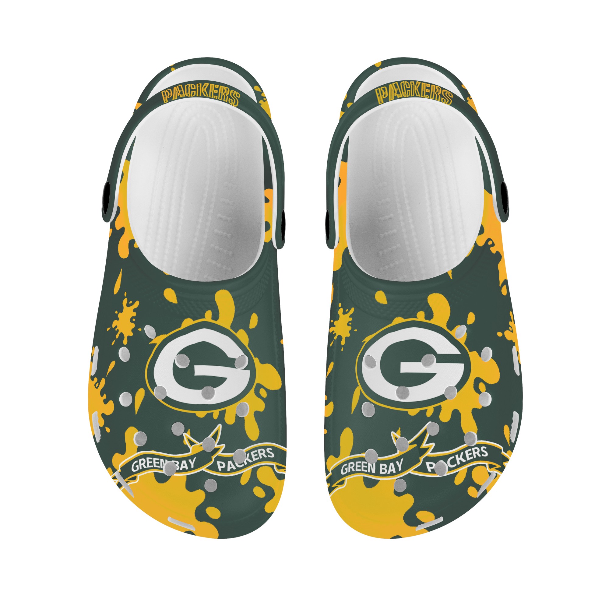 Green Bay Packers Crocs shoes cute Shoes for fans -Jack sport shop