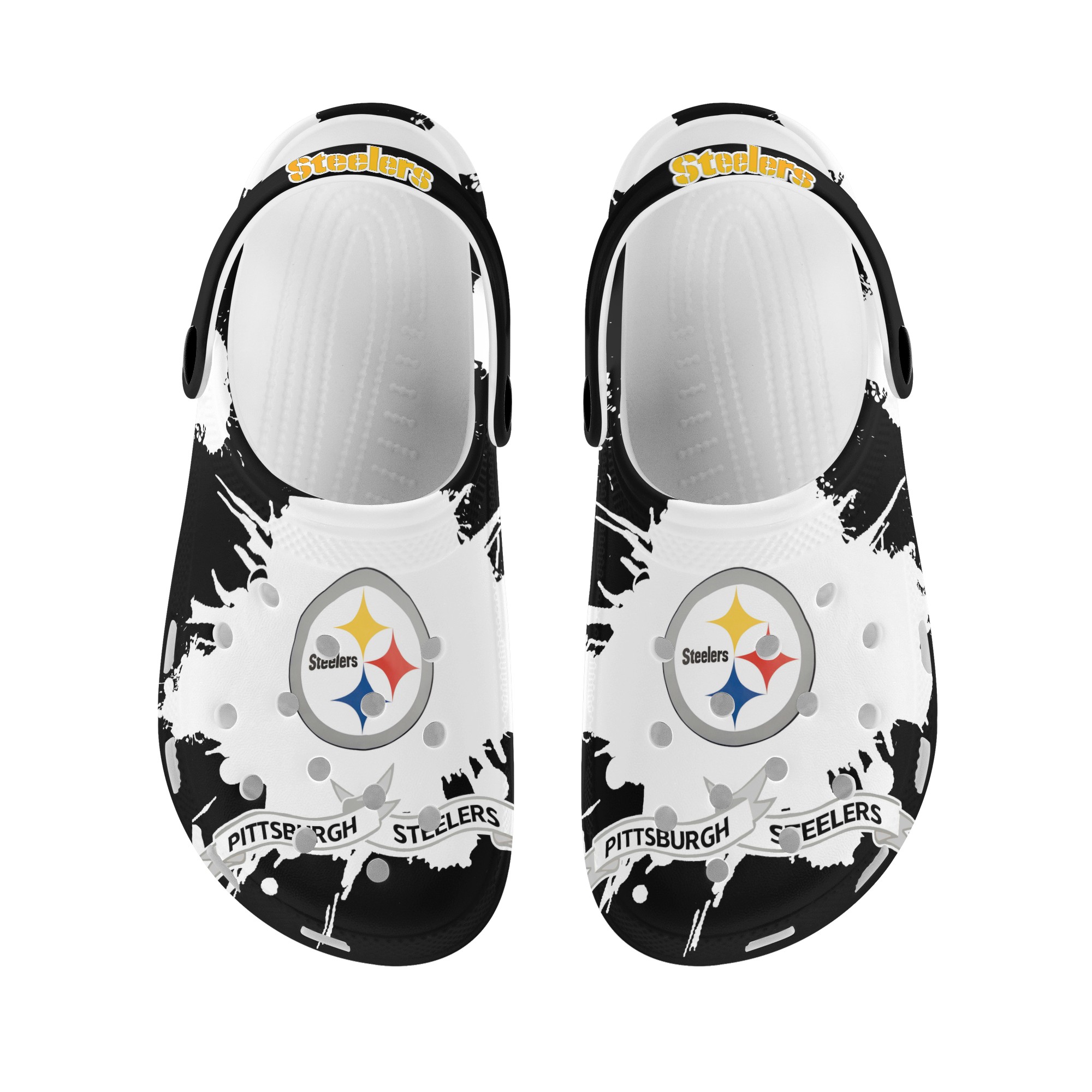 Pittsburgh Steelers Crocs shoes cute Style#1 Shoes for fans -Jack sport ...