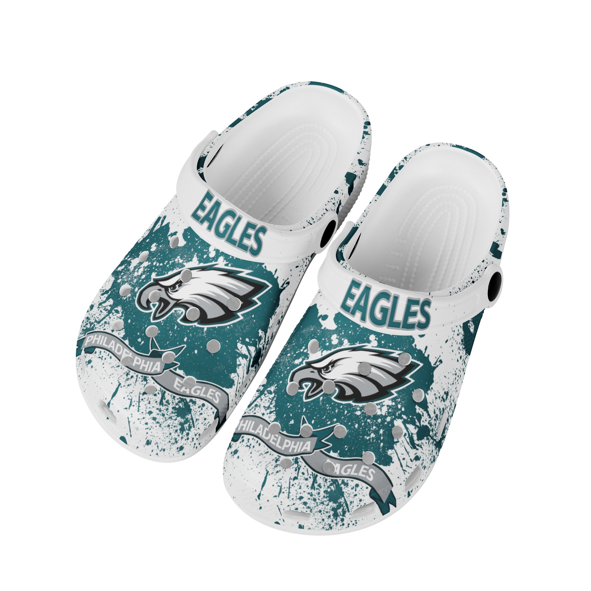 Philadelphia Eagles Shoes cute style #2 Crocs Shoes for fans -Jack ...