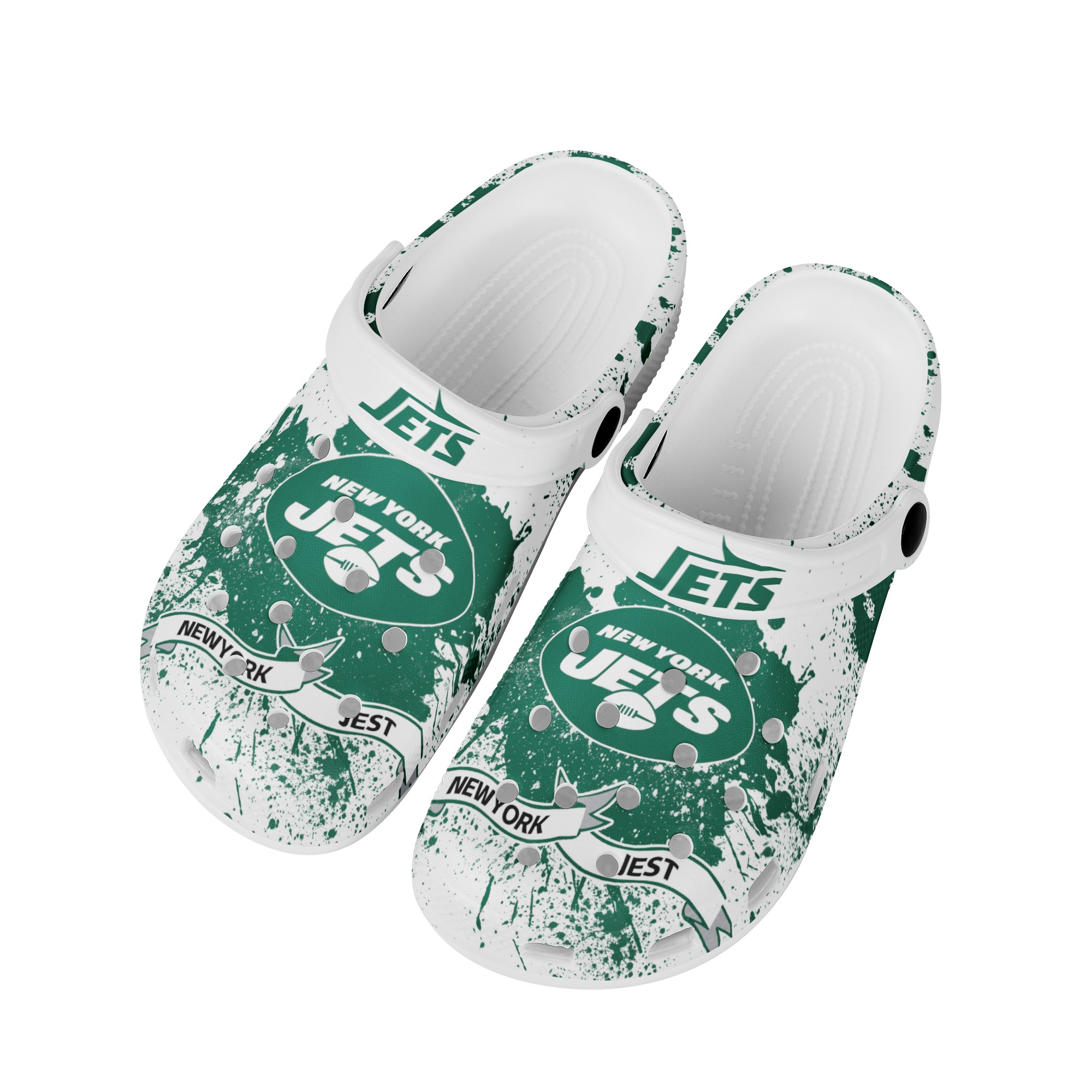 New York Jets Crocs Shoes cute Style#2 Shoes for fans -Jack sport shop