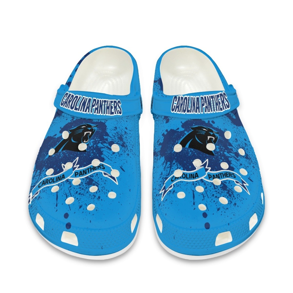 Carolina Panthers Shoes cute Style#2 Crocs Shoes for fans -Jack sport shop
