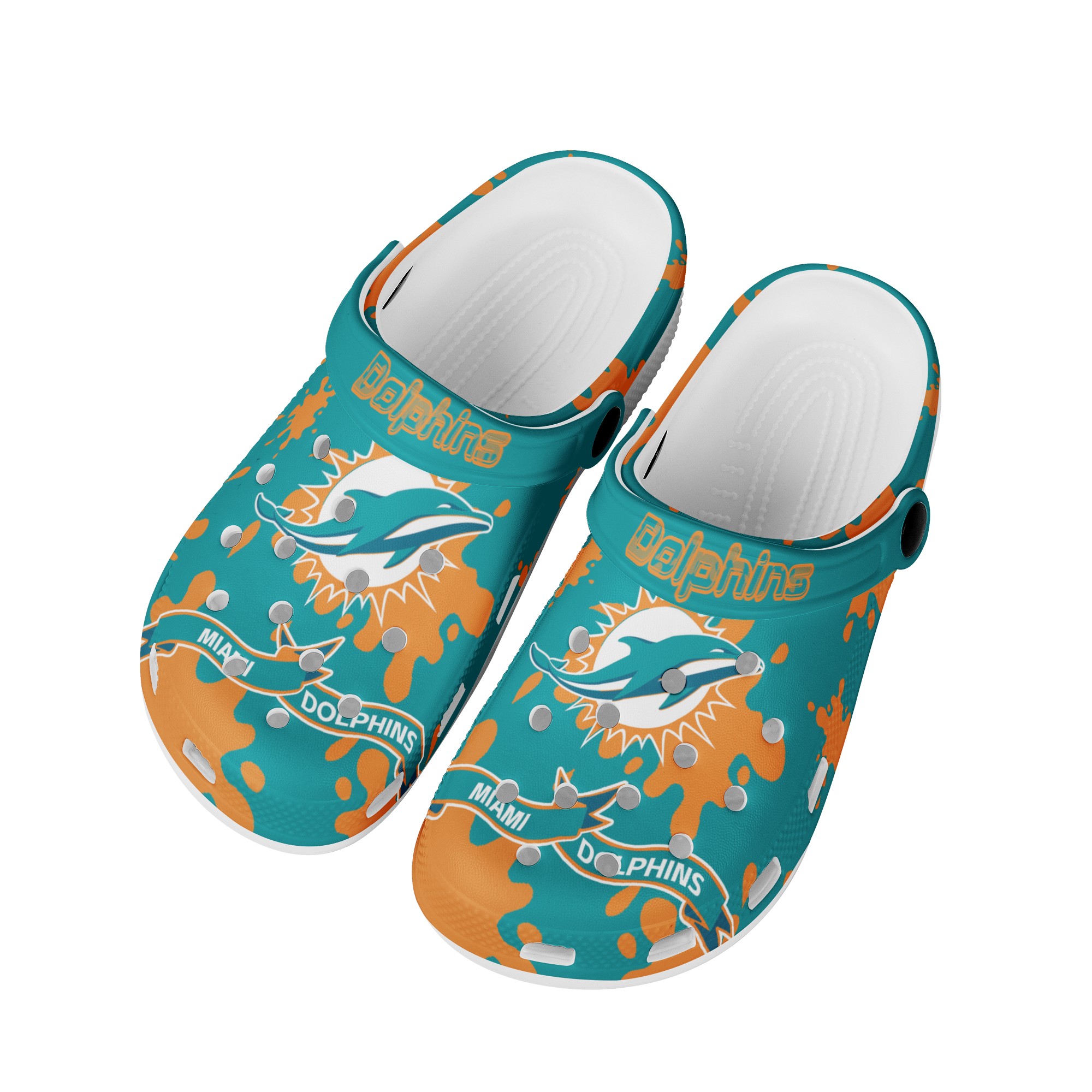 Miami Dolphins Crocs shoes