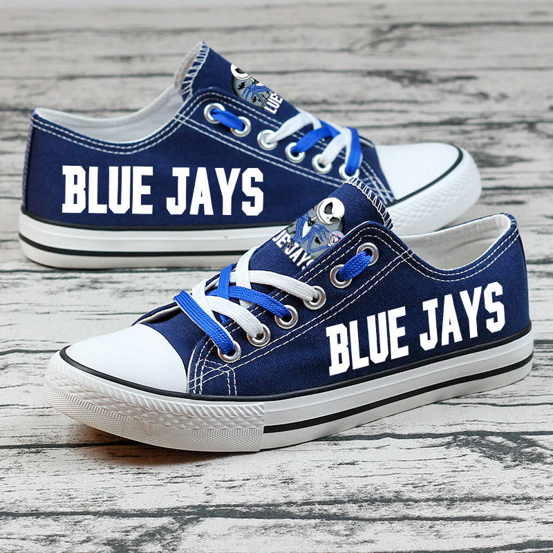 Toronto Blue Jays Shoes Limited Jack Skellington design Sneakers -Jack ...